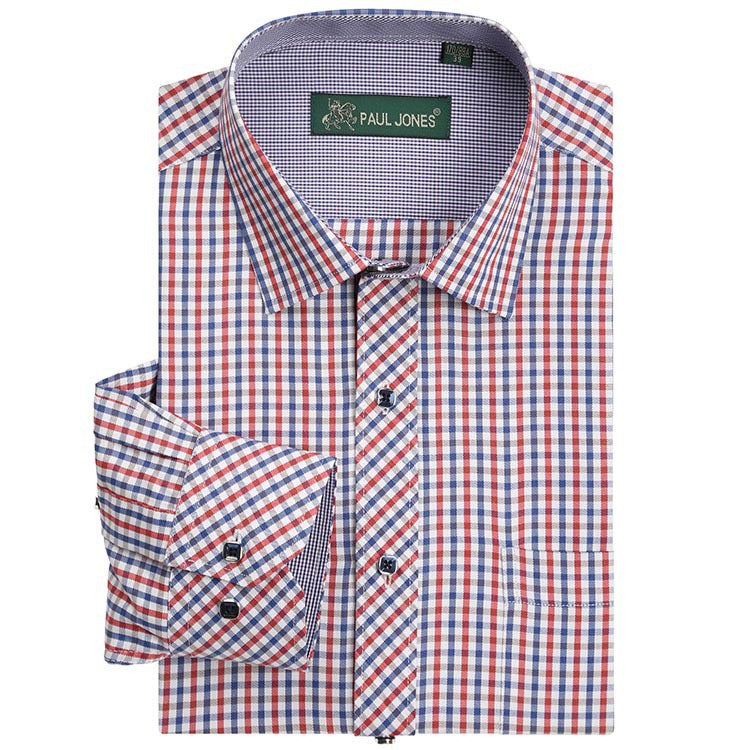 High Quality Men's Classic Plaid Long Sleeve Shirt